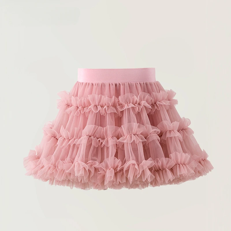 Kid Girls Tutu Skirts Ball Gown Princess Skirt Summer New Children Skirts Fluffy Skirts Puffy Tulle Skirts