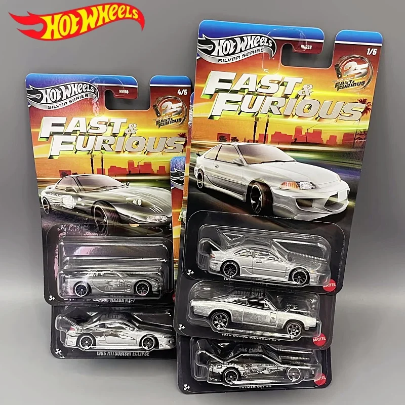 Genuine Hot Wheels Hnr88 Gdg44 Fast & Furious Batch Q 1:64 In Stock 1970 Dodge Toyota Supra Diecast Model Car For Fans Gifts