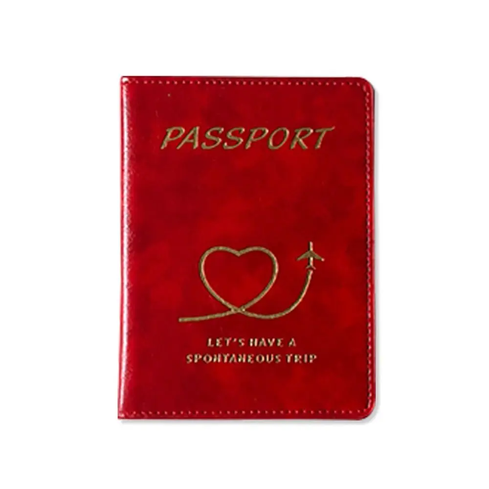 

Multicolor Passport Cover PU Waterproof Certificate Protective Sheath Travel Accessories Multi-function Card Package Bag Unisex