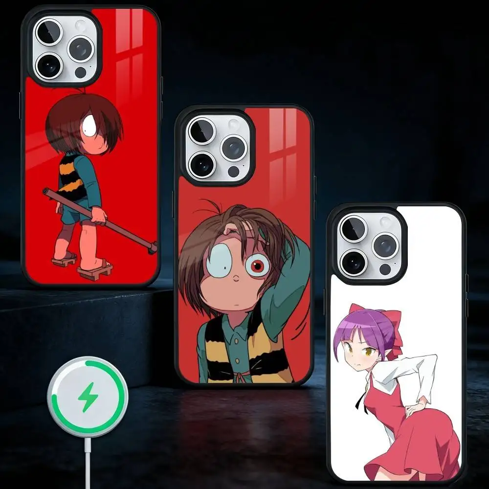 

Comics G-Gegege No Kitaro Phone Case For iPhone17,16,15,14,13 Plus,Pro Max Magnetic For Magsafe Wireless Charging