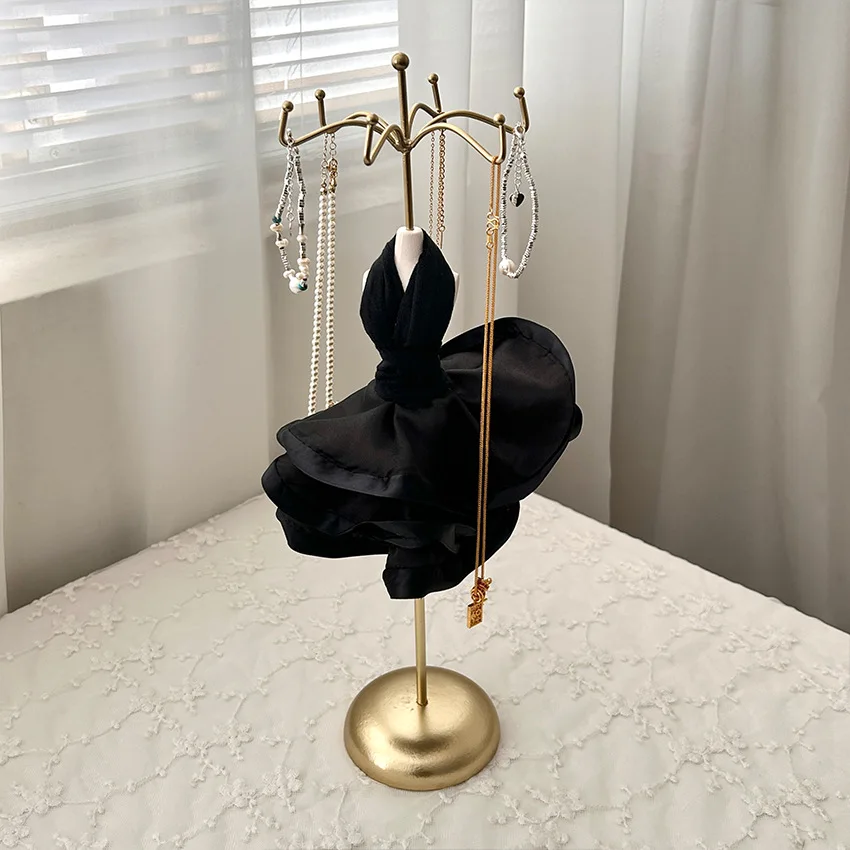 Jewelry Display Stand Necklace Earrings Ring Mannequin Display Holders Home Decoration Jewelry Showcase Rack Ornaments Gift