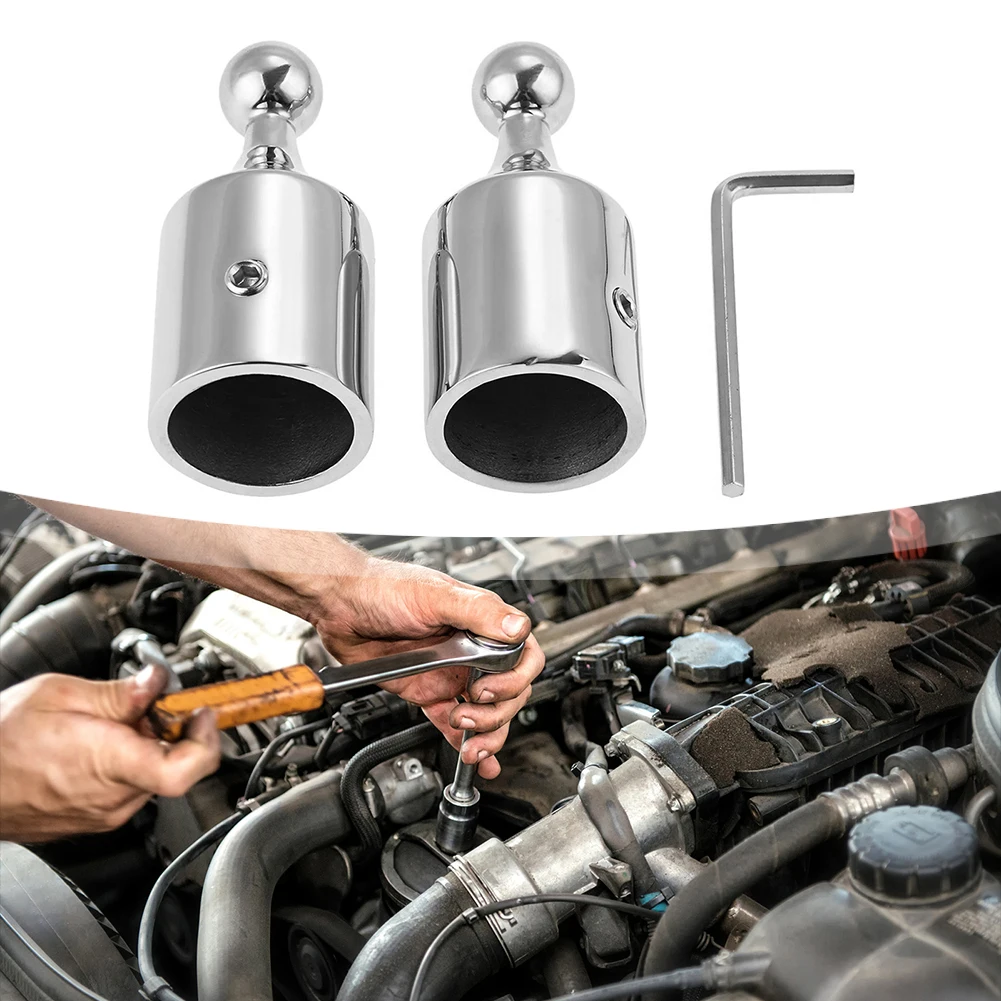 Bimini Top Eye End Cap 22mm Top Eye Cap 316 Stainless Steel Eye End Easy Installation Long-lasting Performance