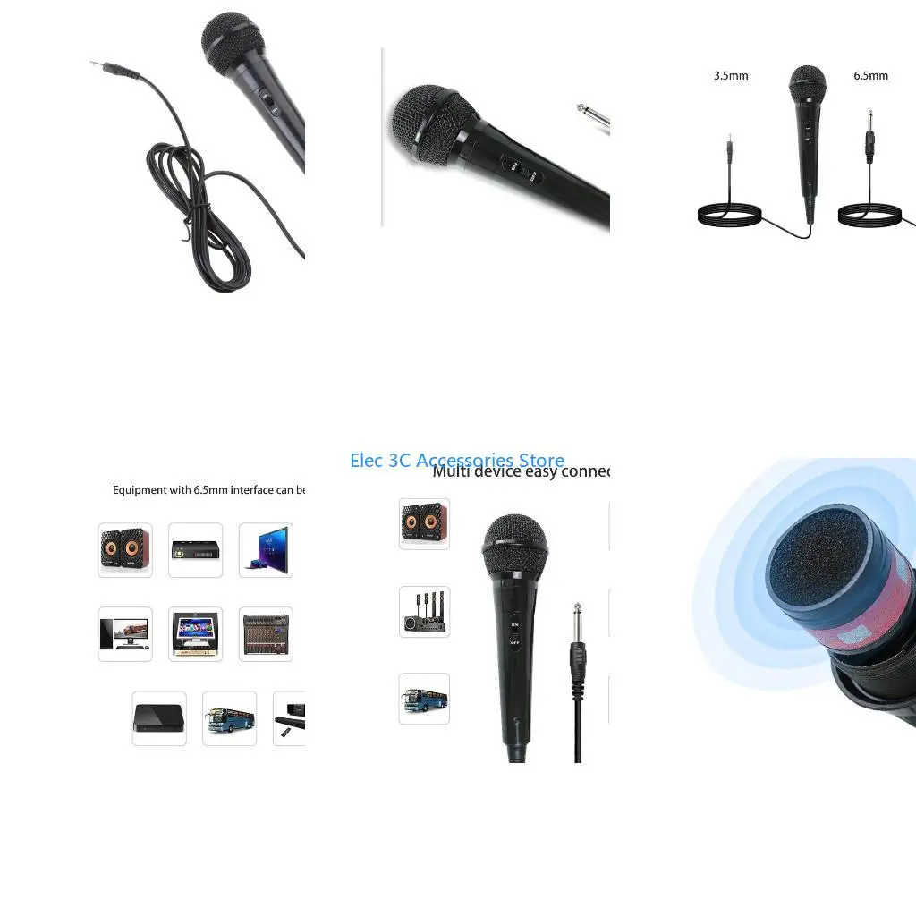 Y51A Dynamic Vocal Microphone for Speaker Handheld Mic with On and Off Switch