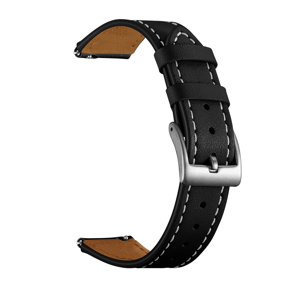 

18mm Genuine Leather Sharp Head Smart Watch Band for Huawei TalkBand B5/B3 Active/B2 Active