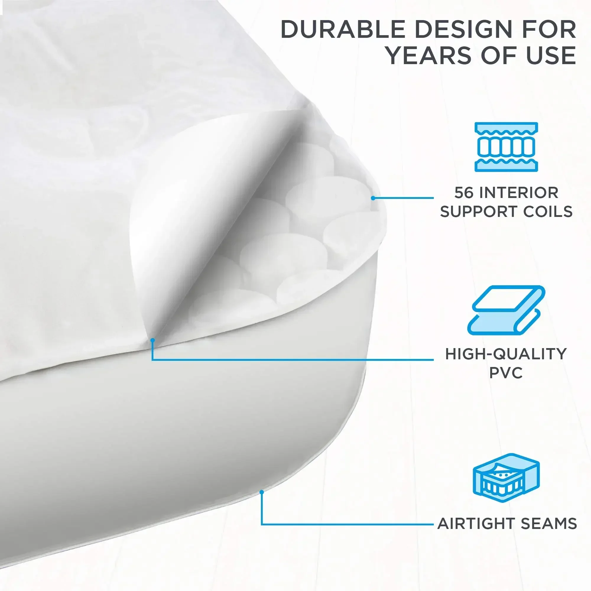 Visitors Travel Vacation Outdoor Camping Automatic Retractable Infla High QualityRolling Box Inflatable Mattress With Frame