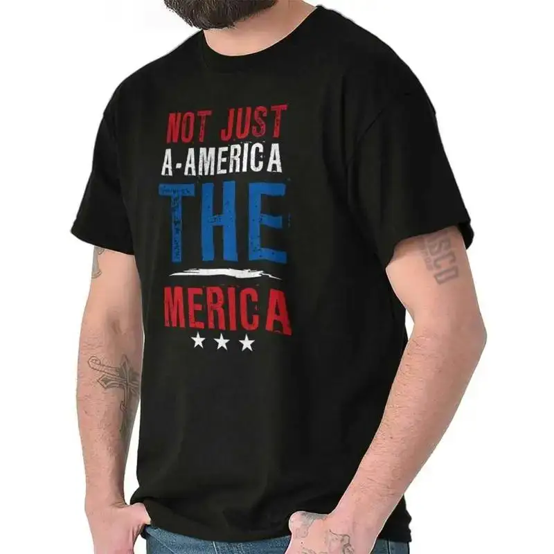 Proud American Merica USA Patriotic Pride Womens or Mens Crewneck T Shirt Tee