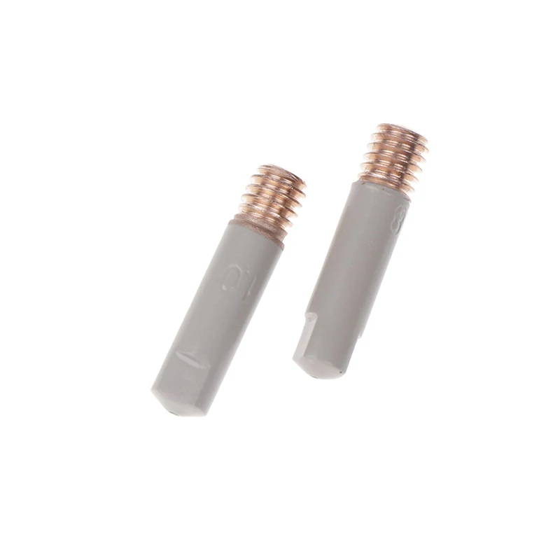2 pz/set 15AK punte di contatto per saldatura nuovo rivestimento proteggere 25mm M6 punta dell'ugello del Gas 0.8mm-1mm MIG saldatura Torche parti dello strumento di saldatura