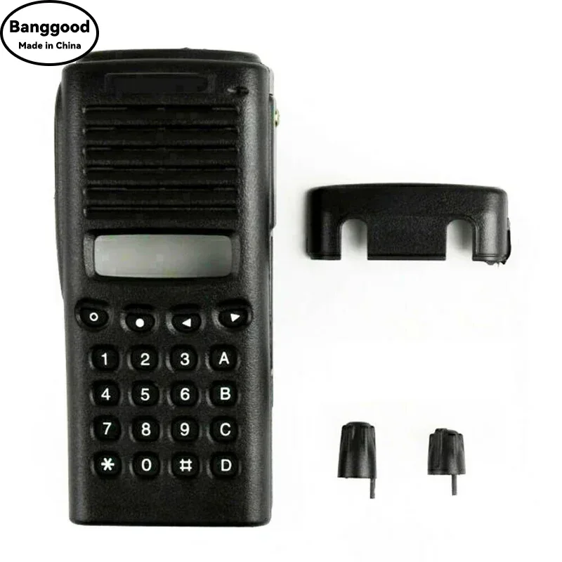 Front Panel Cover Case Housing Shell with Volume Channel Knobs Kits for Kenwood TK-378G 278G 388G TK278G TK378G TK388G Radio