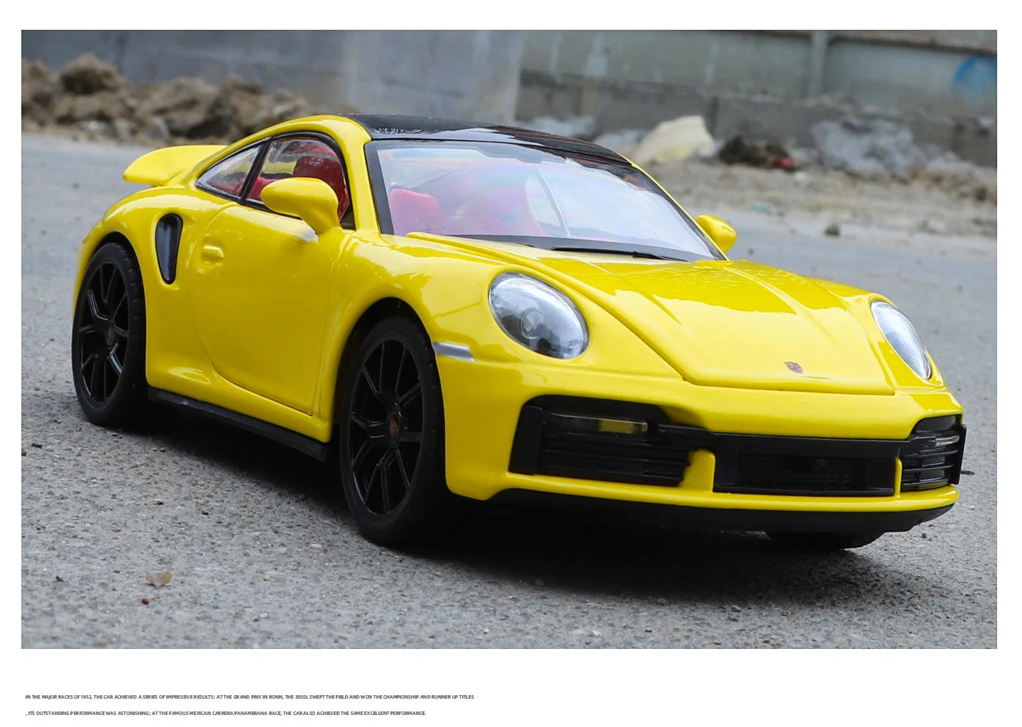 1:24 Porsche 911 992 Turbo S Legierung Sportwagen Modell Druckguss Metall Rennfahrzeug Auto Modell mit Simulation Sound und Licht Kinderspielzeug Geschenk – Detail 17