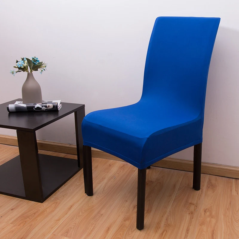 4-Pack Dining Chair Covers - Stretch Elastic Spandex Fabric Chair Protector Slipcovers | Machine Washable, Removable Seat Covers