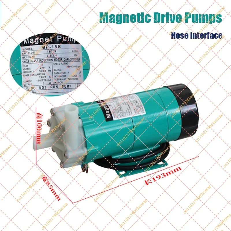 Micro Magnetic Drive Circulation Pump, Fluoroplastic Acid Alkali Resistant Chemical Pump