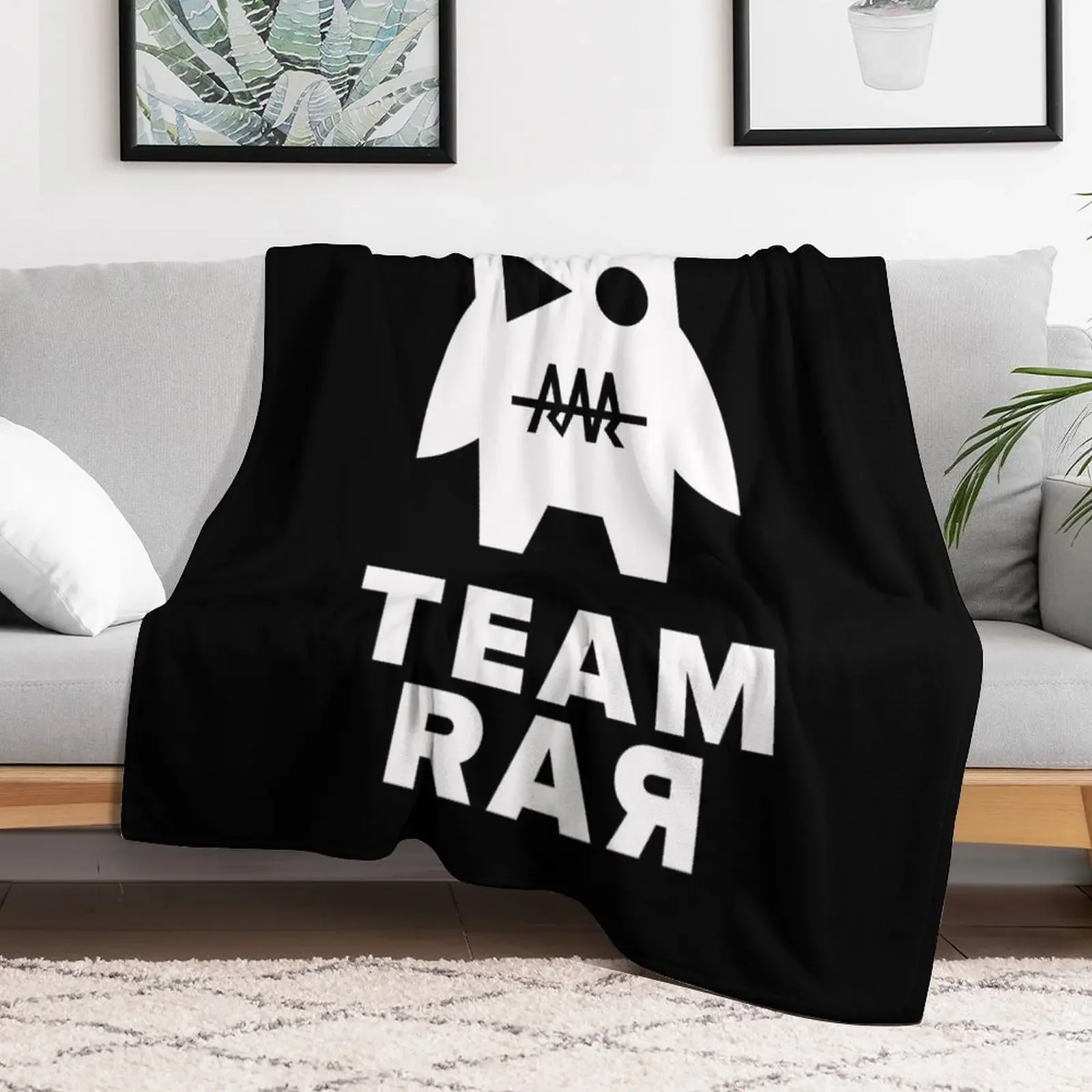 بطانية رمي Team Rar Merch Team Rar V0 Crew الفاخرة من الفلانيل الفاخرة بطانيات شتوية