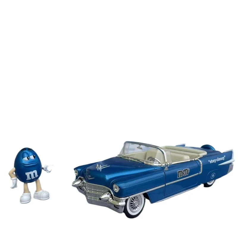 JADA 1956 Cadillac Eldorado 1/24 Alloy model ornament Collection gift for children