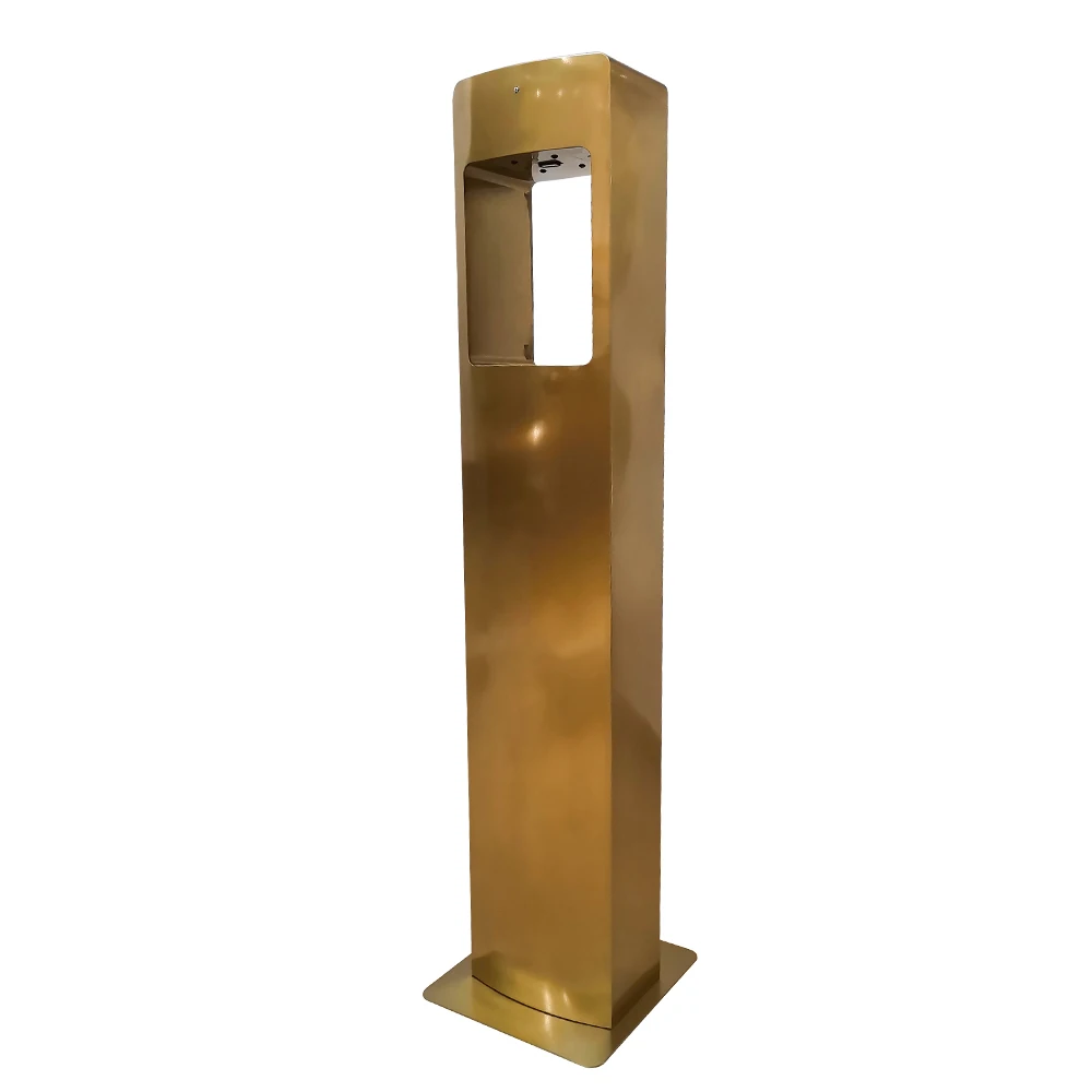 

Free Standing Large Capacity Brushed Gold Soap Dispenser Automatic Hygiene Hand Sanitizer Dispenser Station