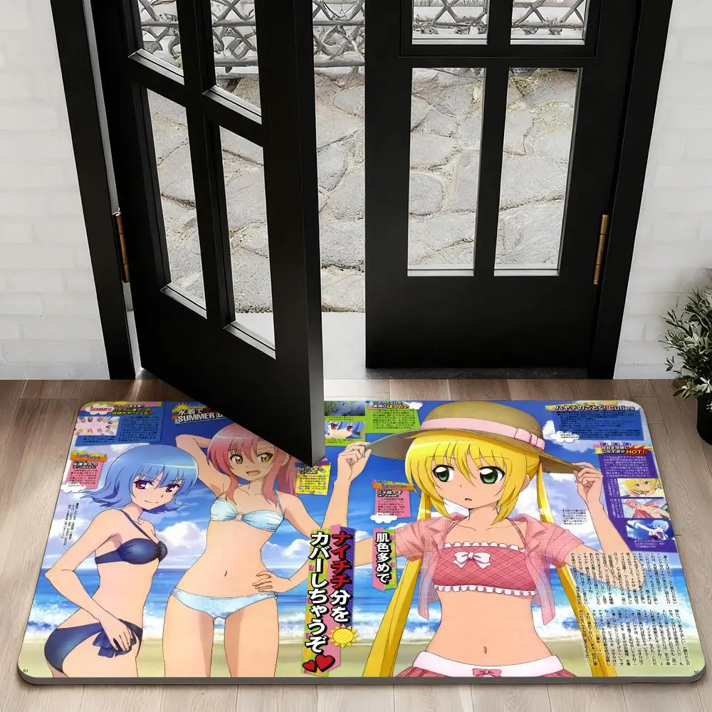 

Nagi Sanzenin Hayate Combat Butler Floor Mat Diatom Bath Mat Absorbent Quick Dry Non-Slip TPR Backing Soft Plush Draining Rugs