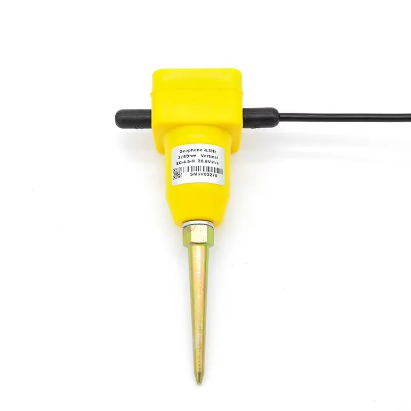 High Quality Geophone 4.5 Hz Vertical With Mueller Clips Connector Seismic Geophone 4.5hz String-in stock
