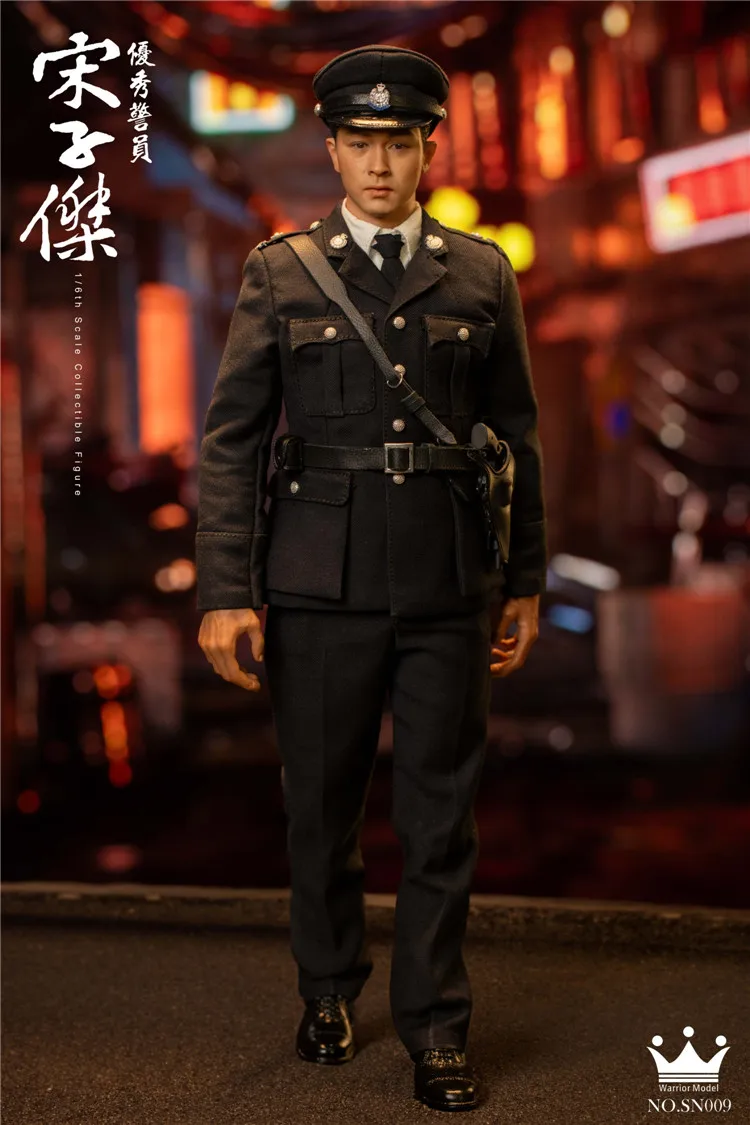 In Stock Warrior Model 1/6 SN009 1980s Royal Hong Kong Police Officers Song Zijie Full Set Model 12 Inch Action Figure Gifts