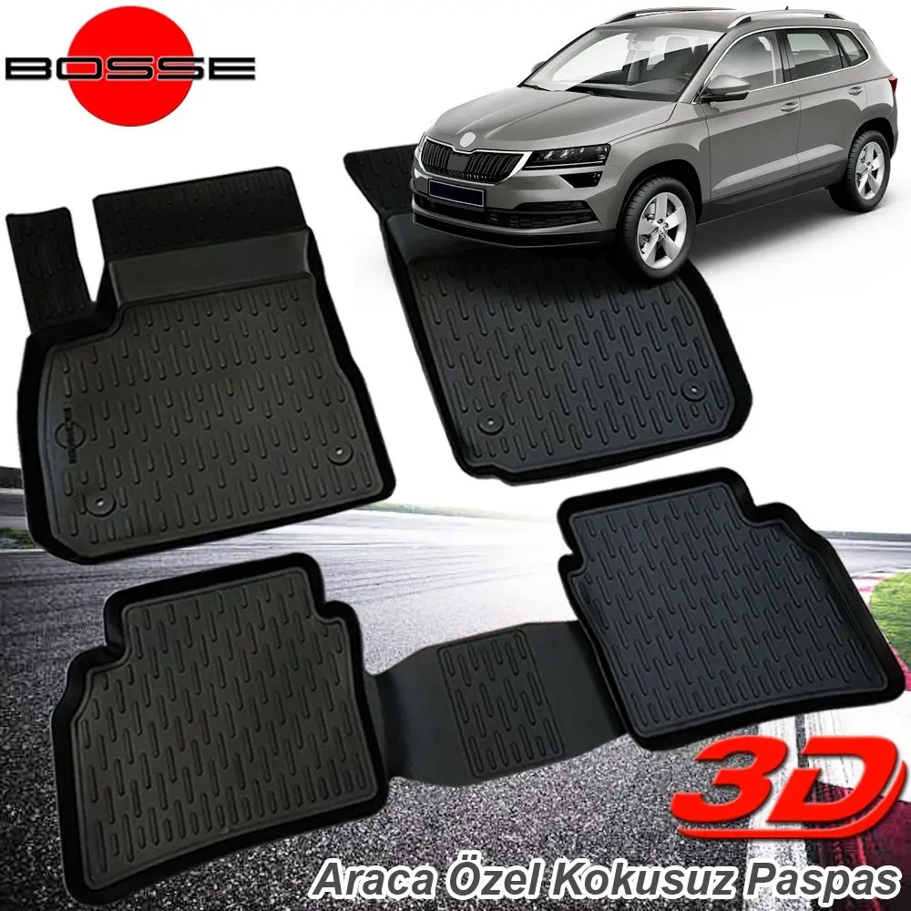 For Skoda Karoq Mat 3D Pool BOSSE