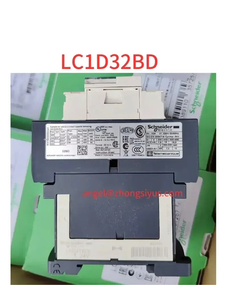 

New LC1D32BD contactor