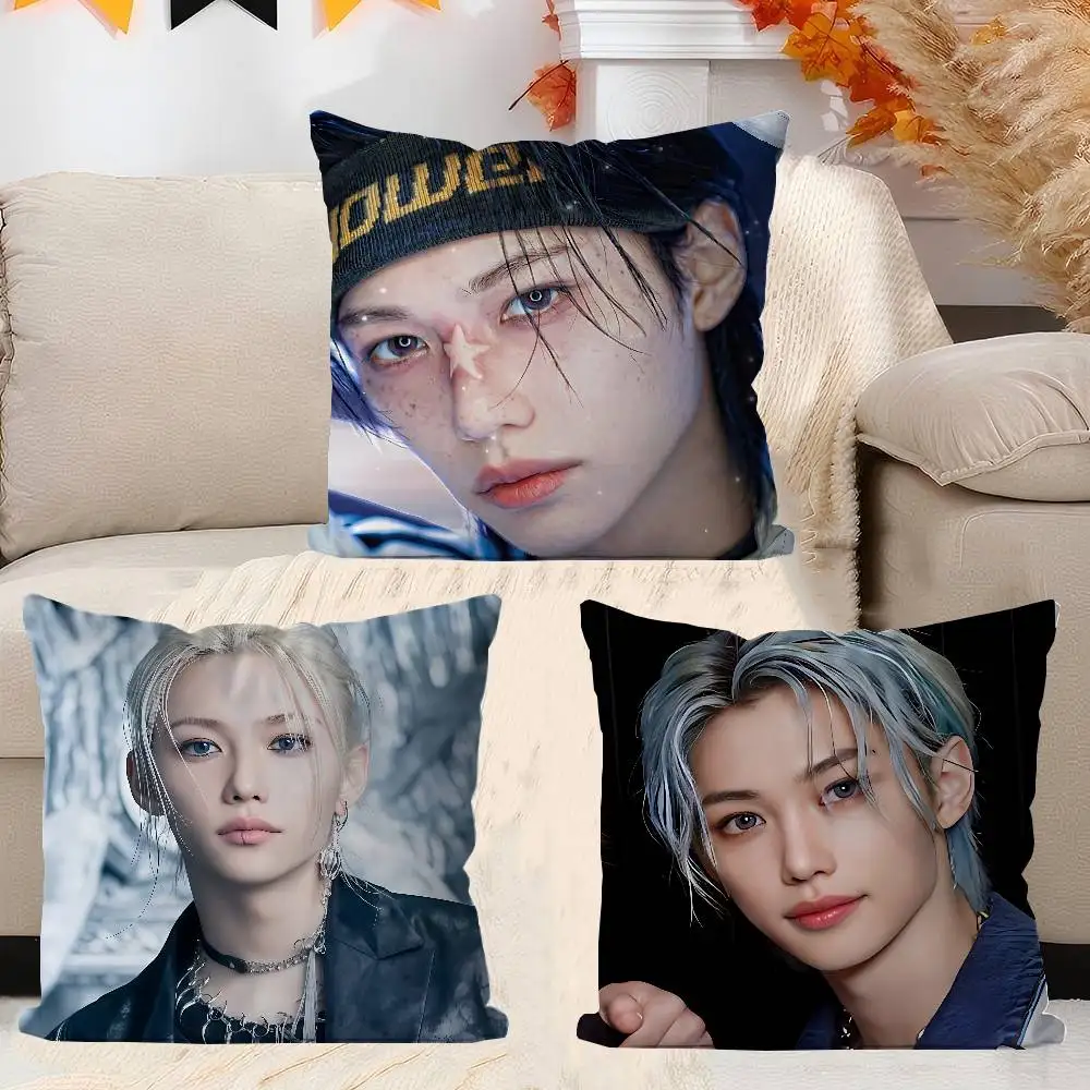 F-FELIX المغني وسادة هدية ديكور مكتب المنزل غرفة نوم أريكة غطاء وسادة السيارة 45x45 #2