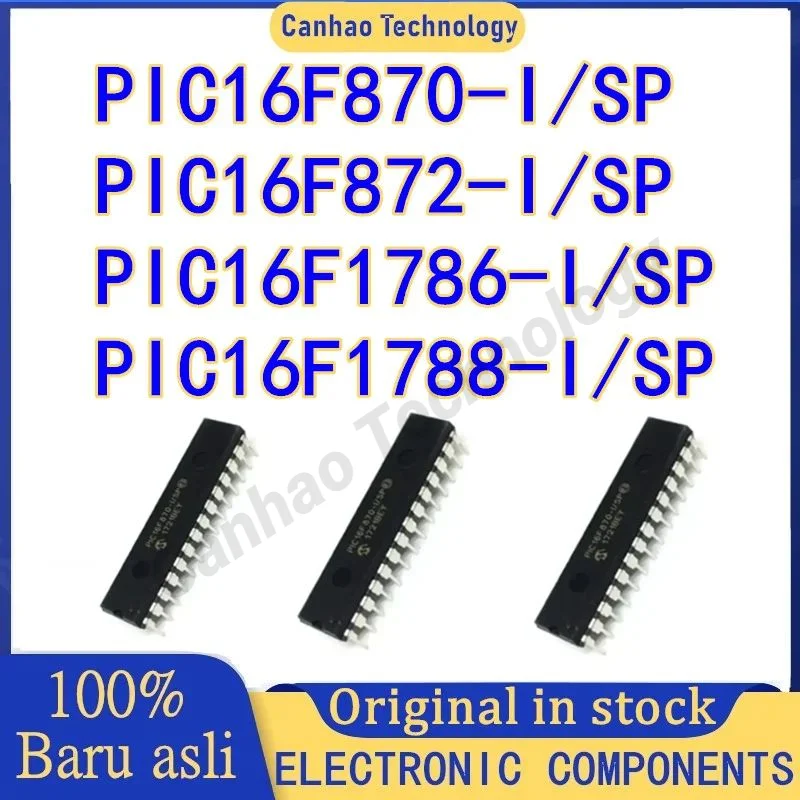 PIC16F870-I/SP PIC16F872-I SP PIC16F1786-I SP PIC16F1788-I SP PIC16F DIP28 IC Chip 100% New Original in stock