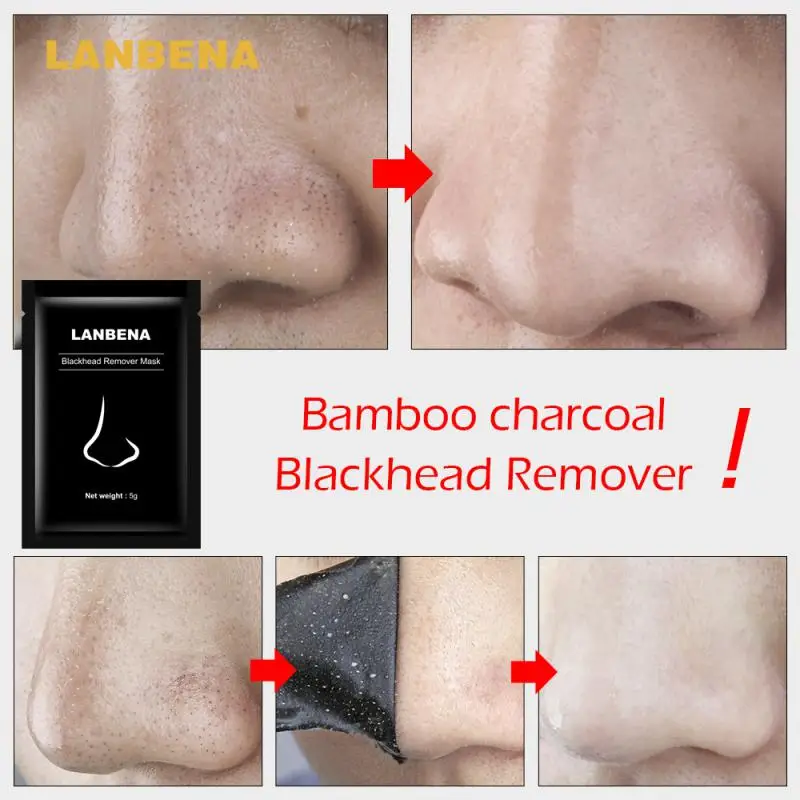 1PC Blackhead Remover Mask Nose Mask Nasal Strip Acne Peel Off Mask Shrink Pore Deep Cleansing Skin Care Peel Sticker Skin Care