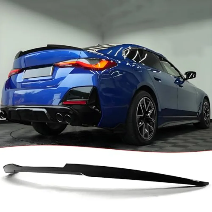 

Rear Spoiler Wing for BMW G26 4 Series Gran Coupe i4 2021-2025,Glossy Black ABS Plastic, Sporty M4 Style Deck Lid Lip for Sedan