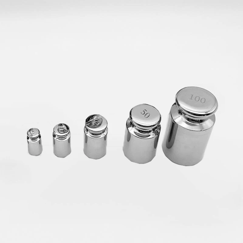 5pcs Chrome Plated Calibration Scale Weight 5g 10g 20g 50g 100g Gram Scale Weight for Digital Scale Balance