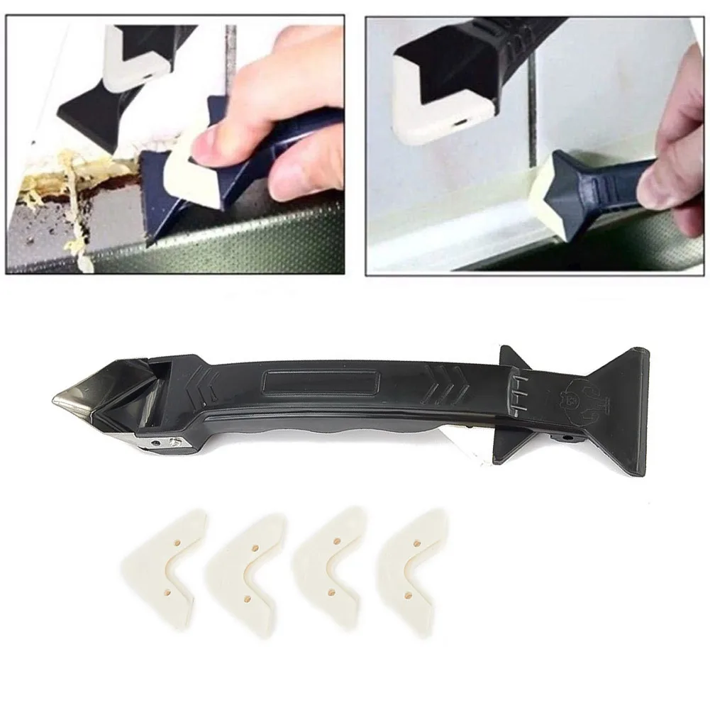 3 In 1 Silicone Sealant Remover Tool Kit Scraper Caulking Mould Removal Set Floor Mould Removal Hand Tools Set