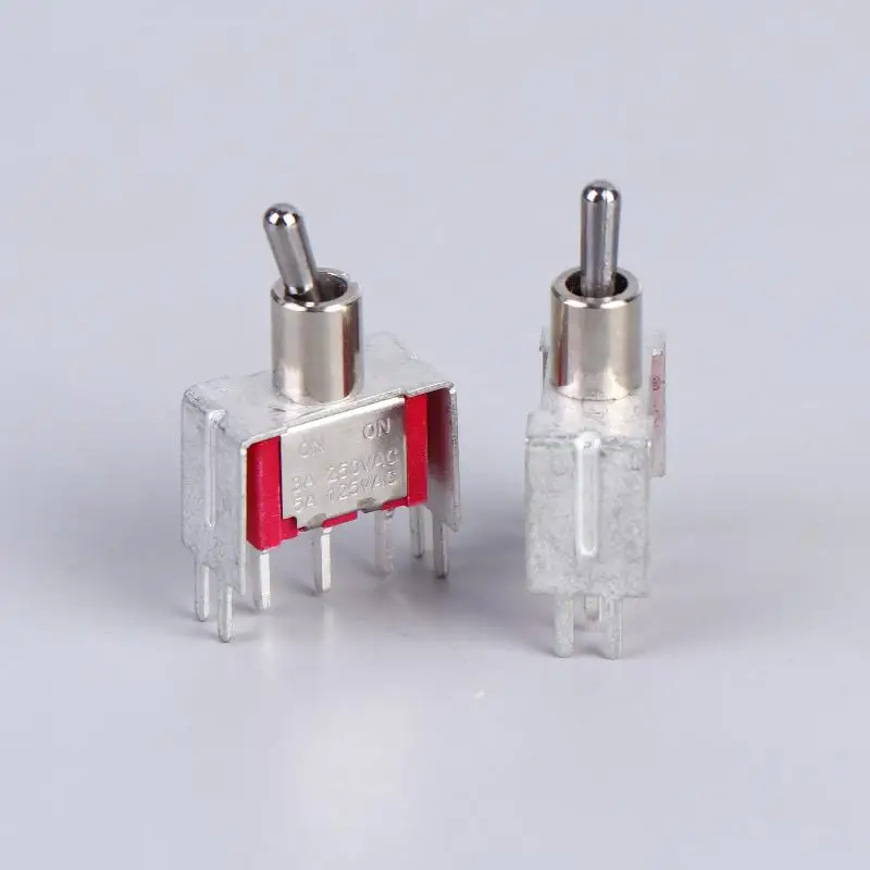 High-Quality T8013-TNCQ-S20 Toggle Switch 3Pin 2 Position with Bracket for DIY Enthusiasts
