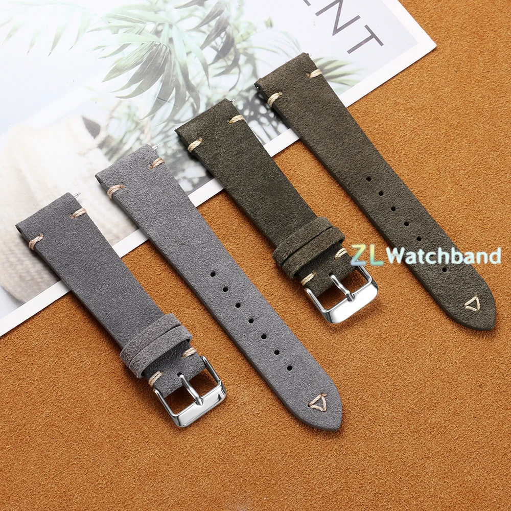 Pasek do zegarka zamszowy prem – Suede Strap Watch recenzja i cena
