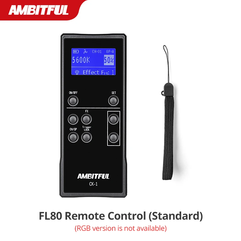 Télécommande AMBITFUL pour lampe LED AMBITFUL FL80