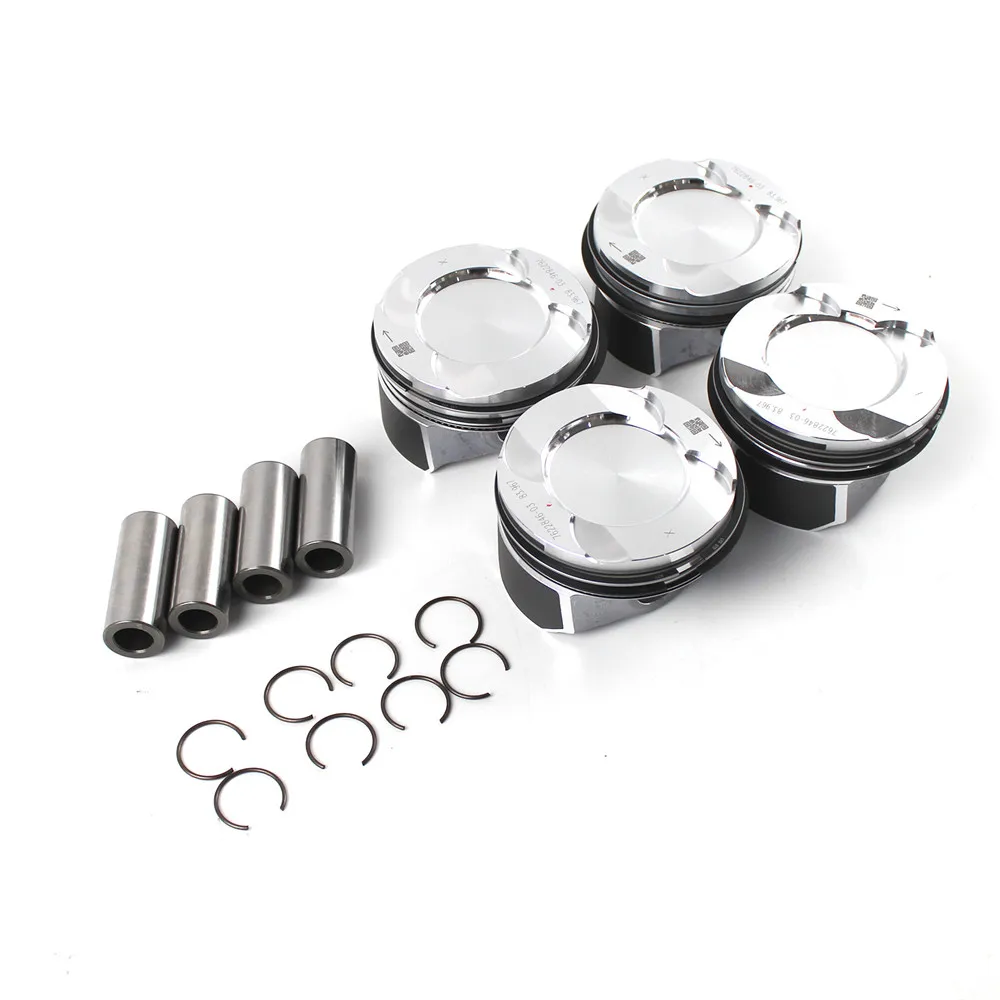 N20B20A N26B20A 4x Pistons Rings 84mm Φ22mm For BMW 125i 328i 428i 528i X1 X3 X4 X5 Z4 F20 F34 E89 2.0L L4 N20B20B N20B20D