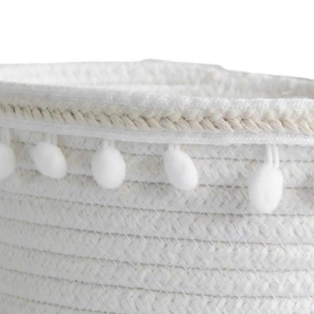 Nordic Lovely Storage Basket Household Woven Cotton Thread Wool Ball Ornaments