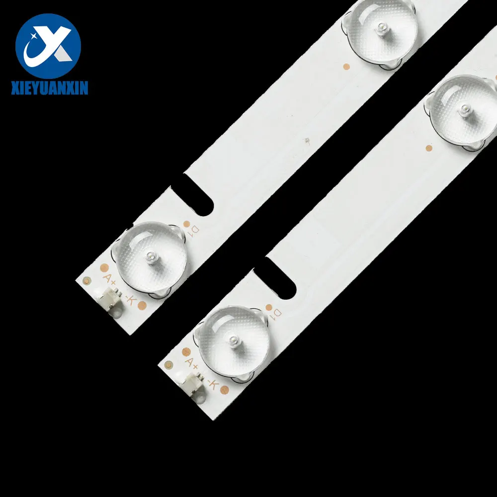 Tira de luces Led de retroiluminación para TV, piezas para reparación de TV Universal de 40 pulgadas, 2 unids/set, 3V, 12 lámparas, 780mm