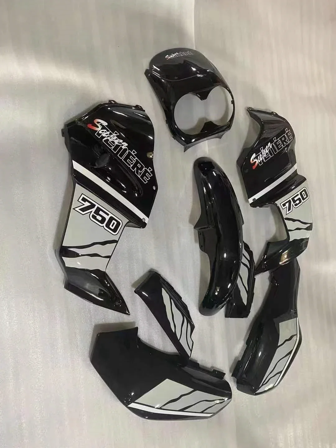 Grey&black stripes Fits For Tenere700 XTZ 750  TENERE 750  Set Motorcycle fairing