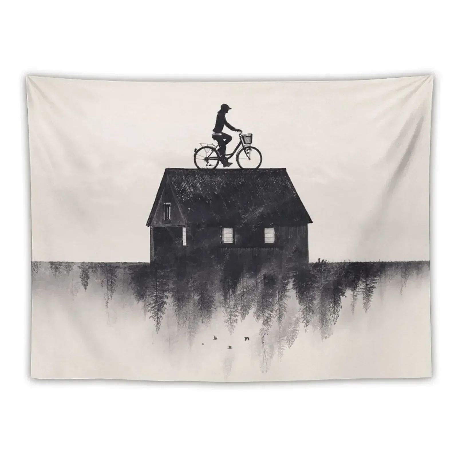 

Ride Home (b&w) Tapestry Decor For Room Korean Room Decor Room Decoration Aesthetic Tapestry