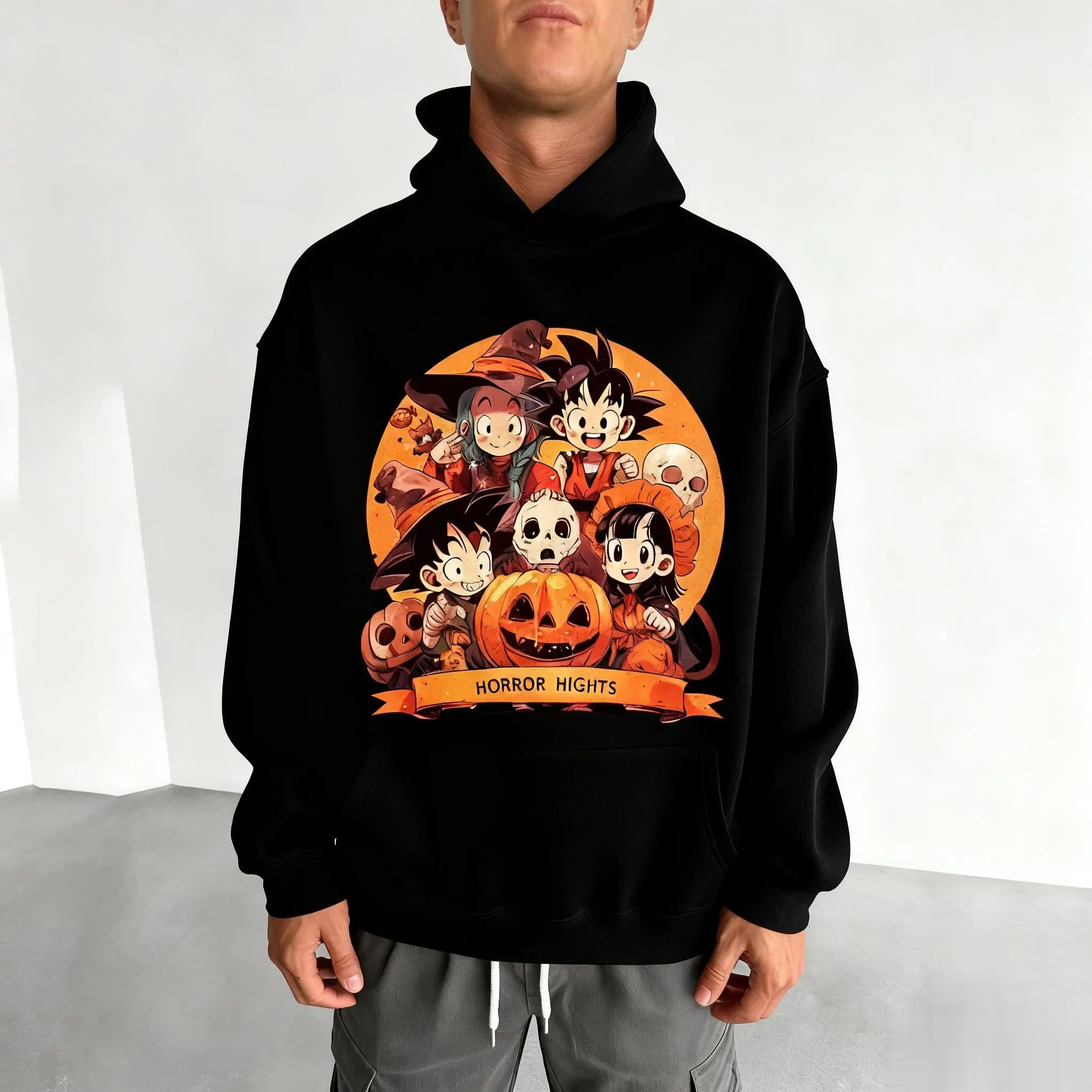 

Unisex Oversized Dragon Ball Halloween Anime Hoodie Women Men Casual Streetwear Pullover Sweatshirt Spring Autumn Trendy Y2k Top