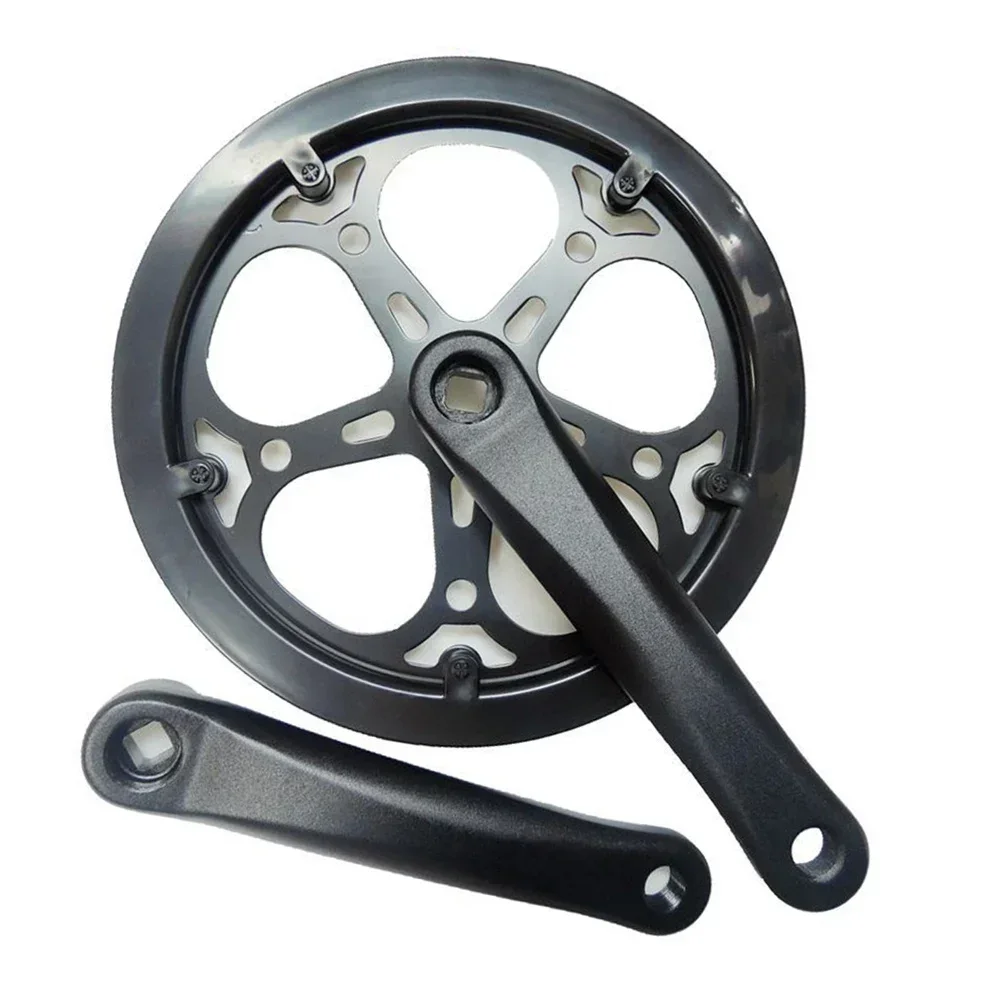 Single Chainring Bicycle CrankArm Set 48T 40T 52T 170mm Crankset Square Hole Sprocket 170mm Crank Arms For Bike Spare Parts