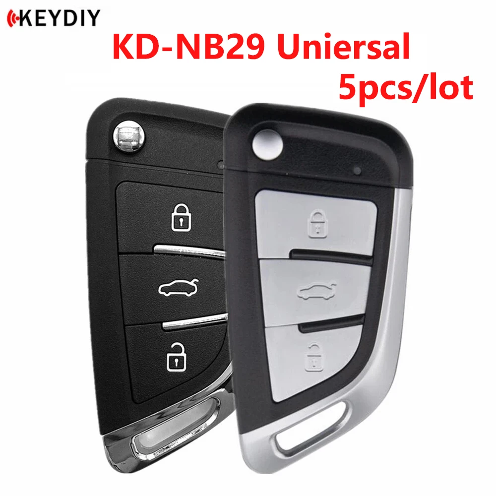 

Программатор KEYDIY KD900/KD-X2 Key NB29, металлическая кнопка, Универсальный многофункциональный ключ дистанционного управления NB-Series KD, 5 шт./партия