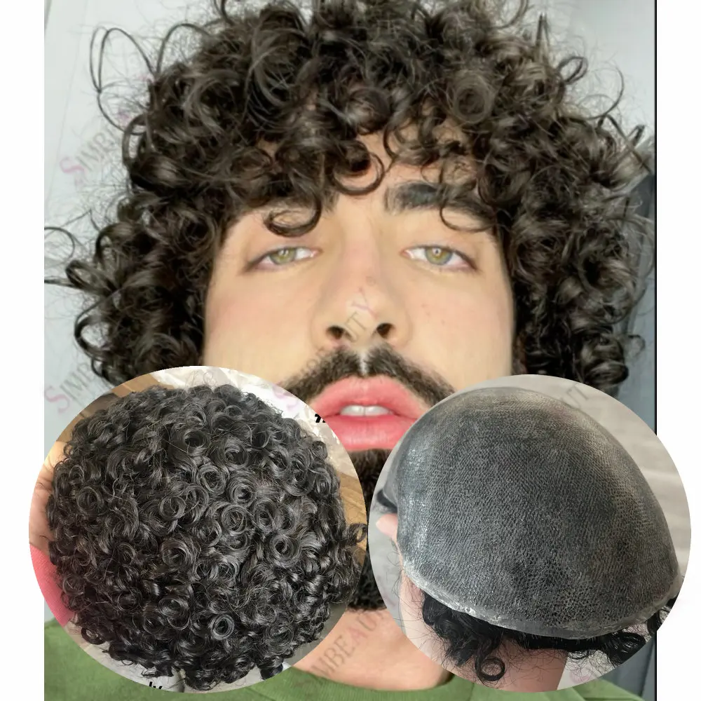 

Мужской парик-накладка 18 мм с естественной линией роста волос, цвета 1B40, 1B80, темно-коричневый, серый, черный, незаметный, прочный, тонкий, на микро-основе, имитирующий кожу головы