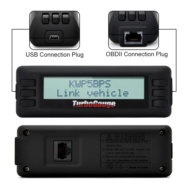 TurboGauge IV 4 In 1 Auto trip Computer OBDII EOBD Vehicle Trip Computer Digital Gauges Scan Gauge Car Scanner Tool