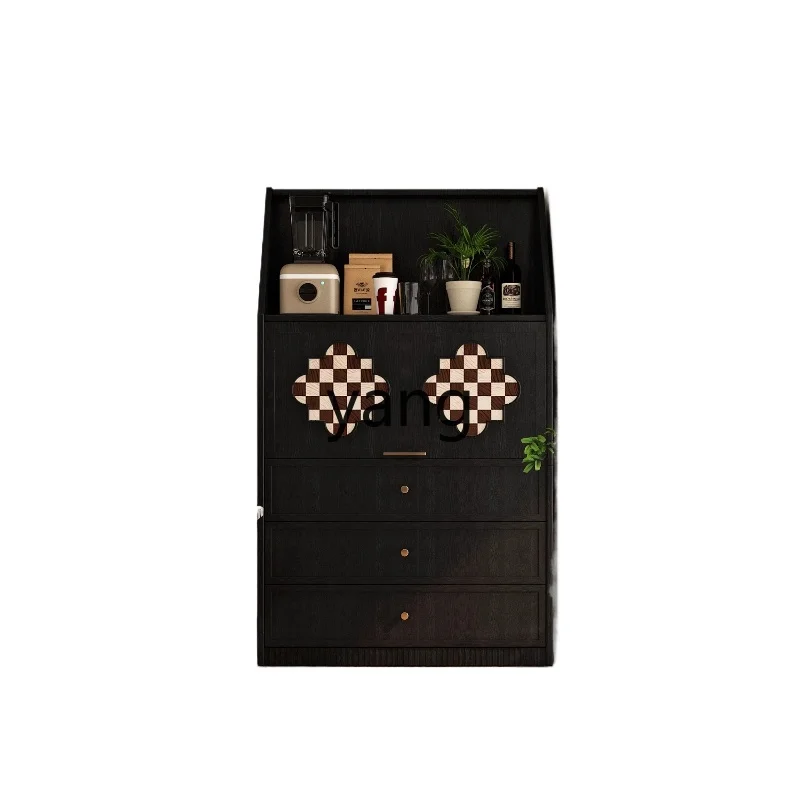 

LMM solid wood rack locker living room antique home display storage cabinet