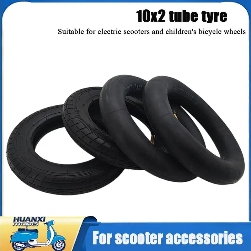 

Premium 10-Inch Bicycle Tires 10x2.0 Durable & Long-Lasting for Kids' Bikes/Balance Bikes/Tricycles/Wagons/Wheelchairs