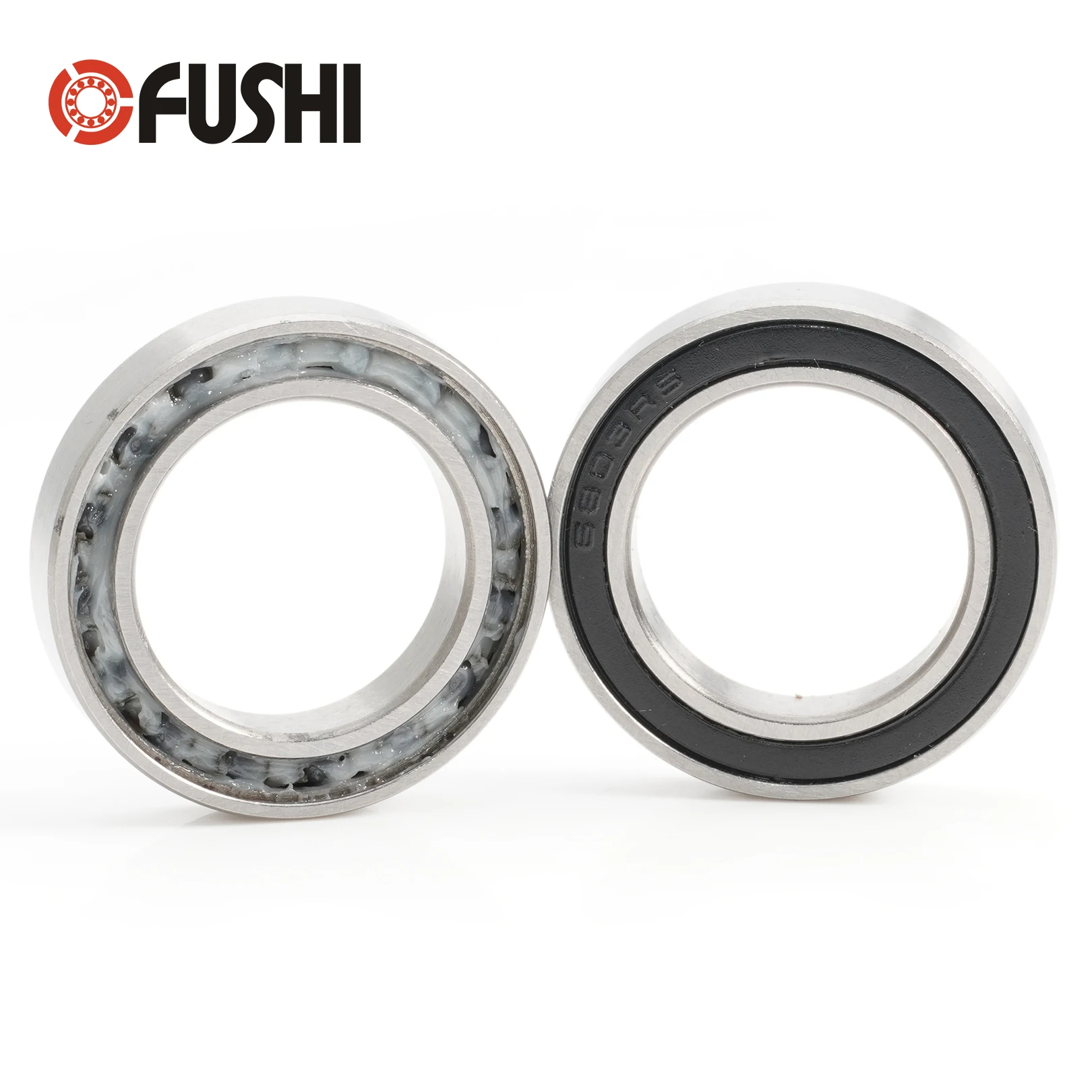 6803 Hybrid Ceramic Bearing 17x26x5 mm ABEC-1 1PC Bicycle Bottom Brackets & Spares 6803RS Si3N4 Ball Bearings