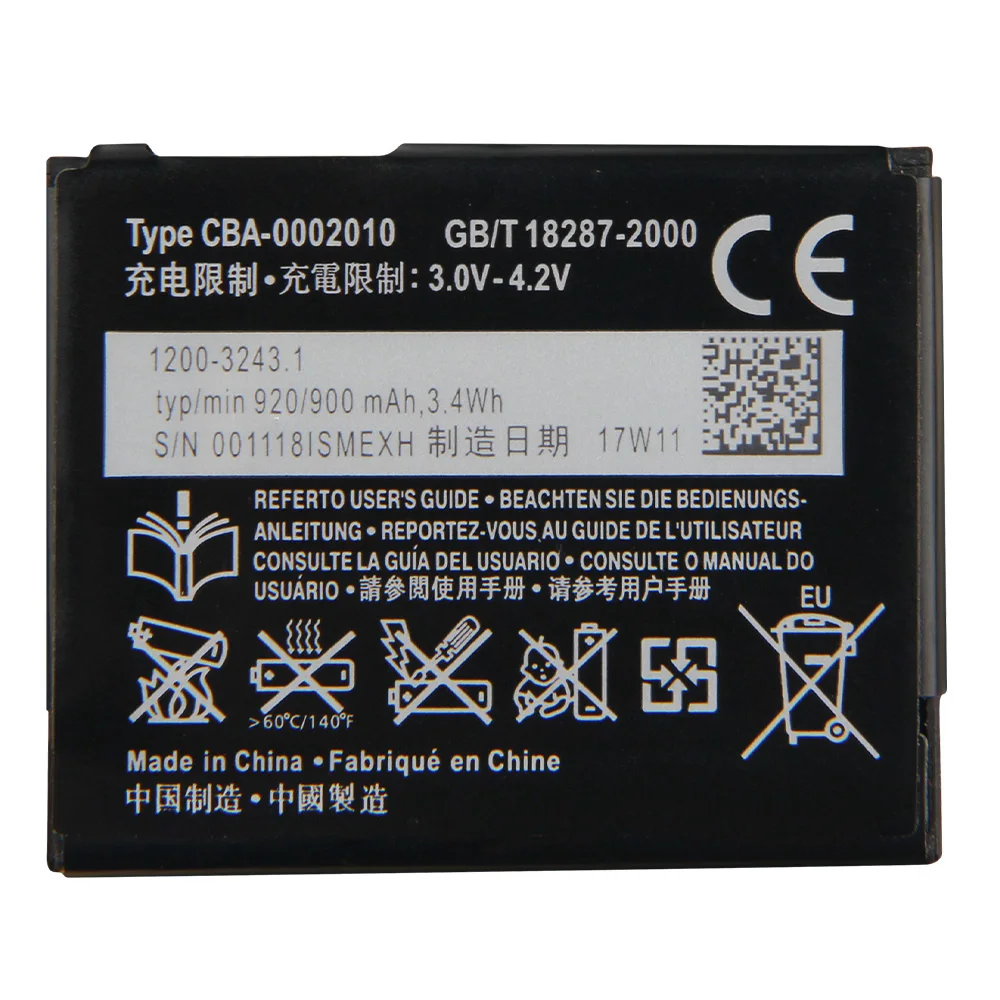 Production Date 2024 Replacement Battery For Sony W380c W508 W910 R300 W20 W908 W910i T707 BST-39 920mAh Phone Batteries