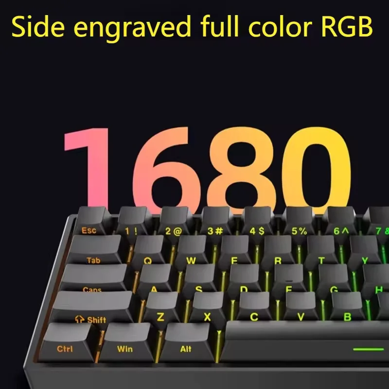 Nd63 E-Sports Magnetic Axis Keyboard Side Engraved Rgb 0.02mmrt 8000hz Low Return Rate 0 Dead Zone Gaming Mechanical Keyboards