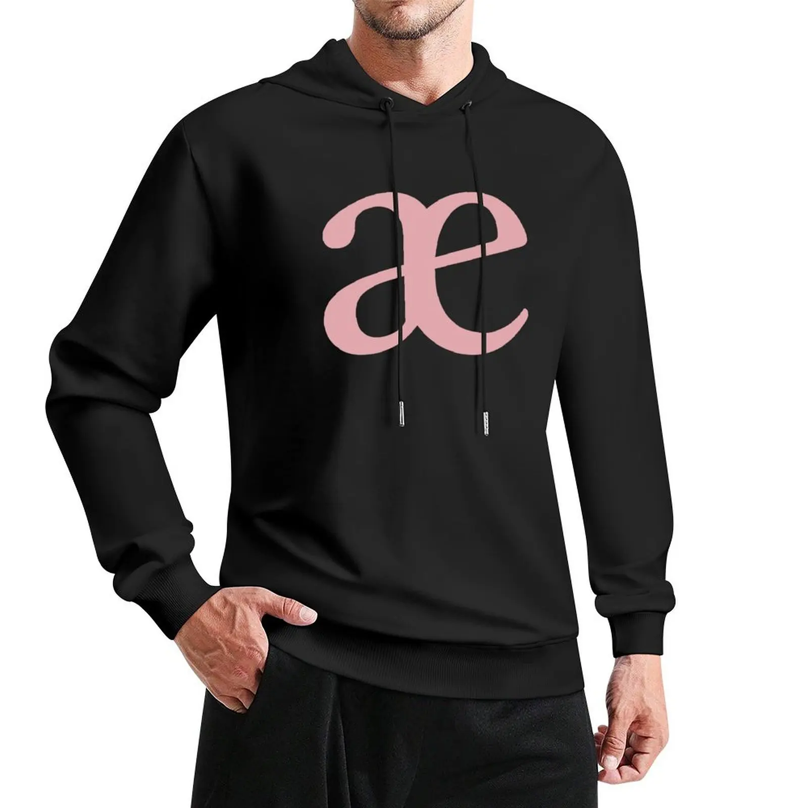 Pink Danish Letter ? Pullover Hoodie mens clothes hooded shirt clothes for men autumn new products big size hoodie