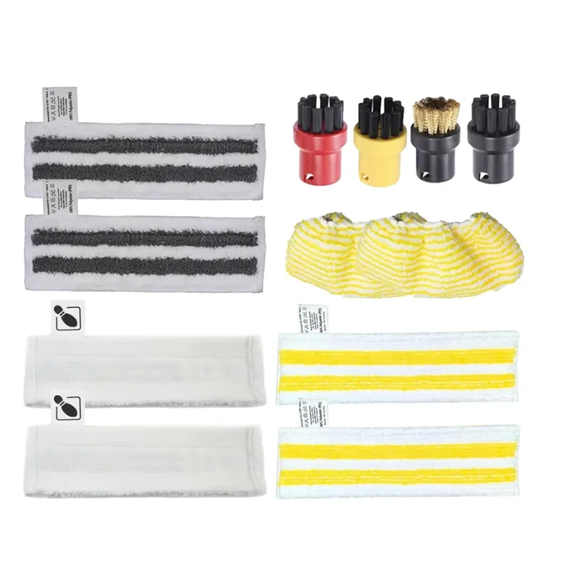 Обновление салфеток и чехлов для пола из микрофибры и щетки парового двигателя для пароочистителя Karcher SC 1 SC 2 SC 3 SC 4 SC 5 EasyFix Обновление салфеток и чехлов для пола из микрофибры и щетки парового двигателя для пароочистителя Karcher SC 1 SC 2 SC 3 SC 4 SC 5 EasyFix