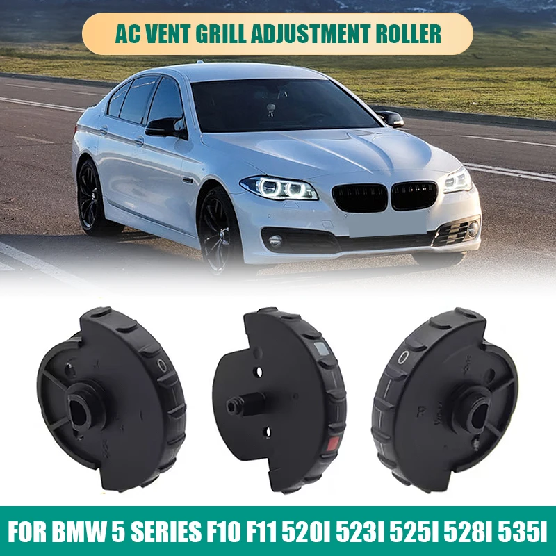 

RHD Interior Car Air Conditioner Outlet Roller AC Vent Grill Rolling Wheel For BMW 5 Series F10 F11 520i 523i 525i 528i 535i